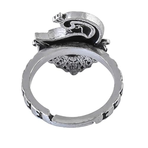 Morni Mayuri Ring Oxidised Daily Wear Statement Ring